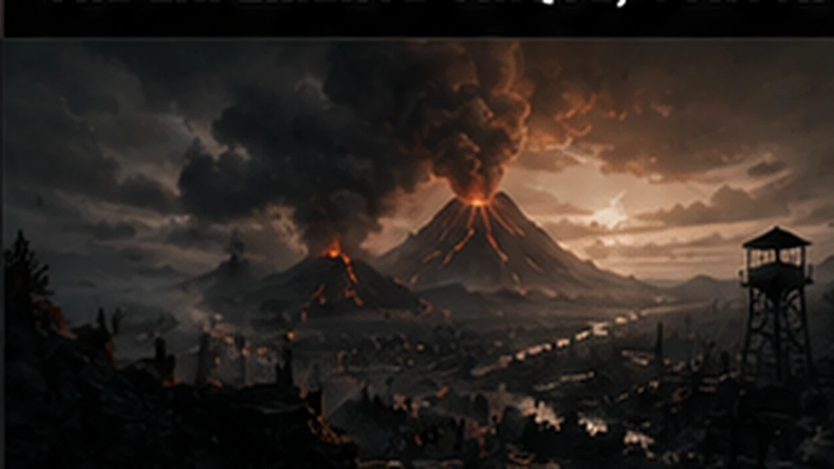 Volcan dominant une Chernarus transformée